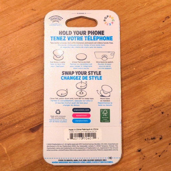 New in Packaging  PopSockets Pink Lemonade Slices Pop Grip & Stand - Picture 2 of 4